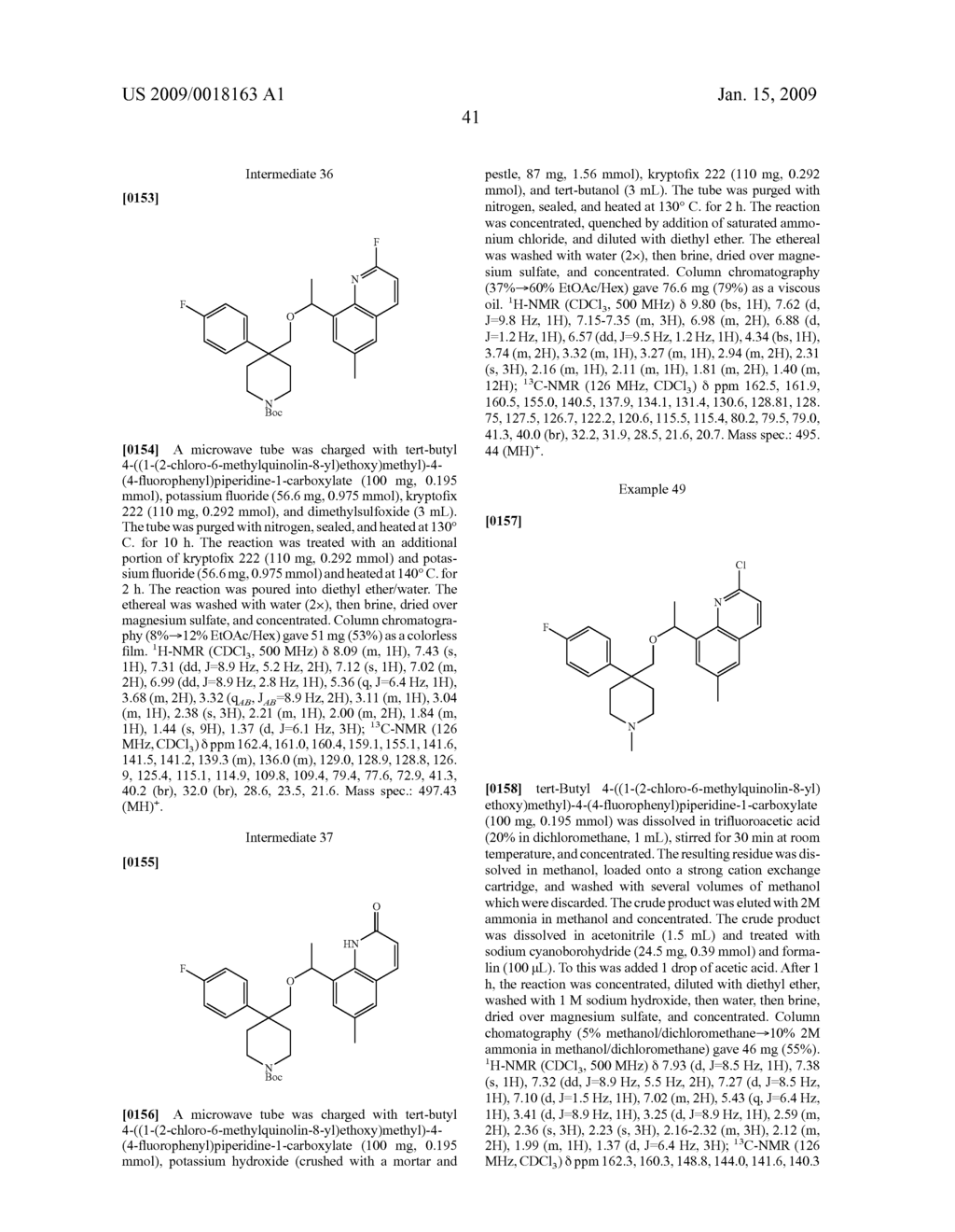 Substituted Heterocyclic Ethers and Their Use in CNS Disorders - diagram, schematic, and image 42