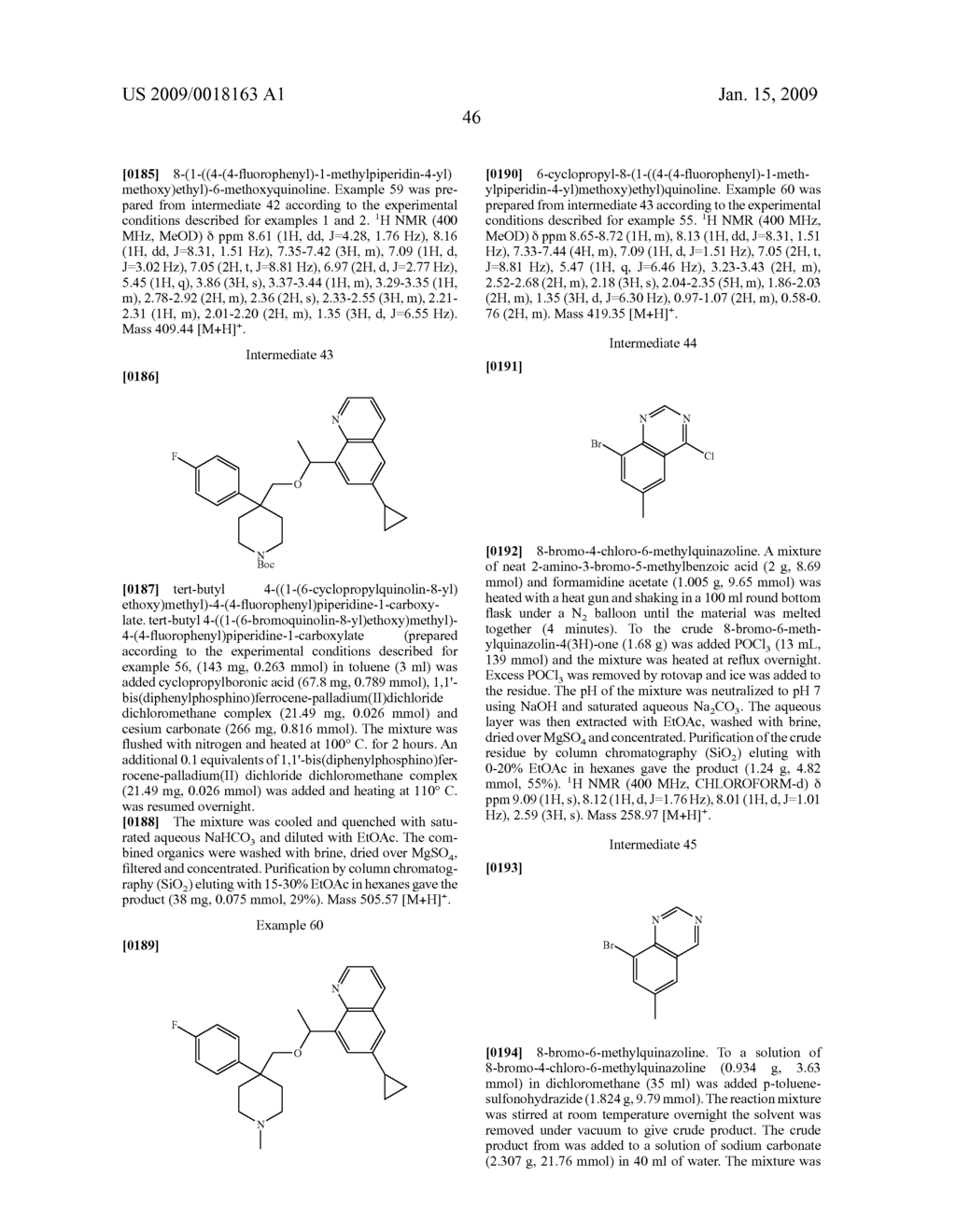 Substituted Heterocyclic Ethers and Their Use in CNS Disorders - diagram, schematic, and image 47