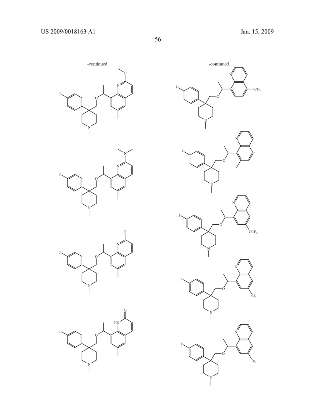 Substituted Heterocyclic Ethers and Their Use in CNS Disorders - diagram, schematic, and image 57