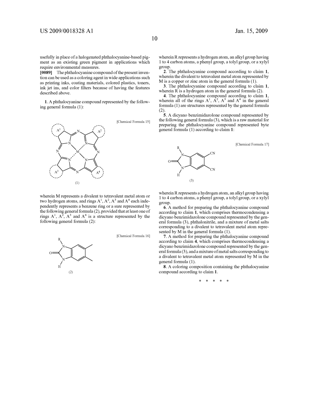 PHTHALOCYANINE COMPOUND AND METHOD FOR PRODUCING THE SAME, AND COLORING COMPOSITION CONTAINING THE PHTHALOCYANINE COMPOUND - diagram, schematic, and image 16