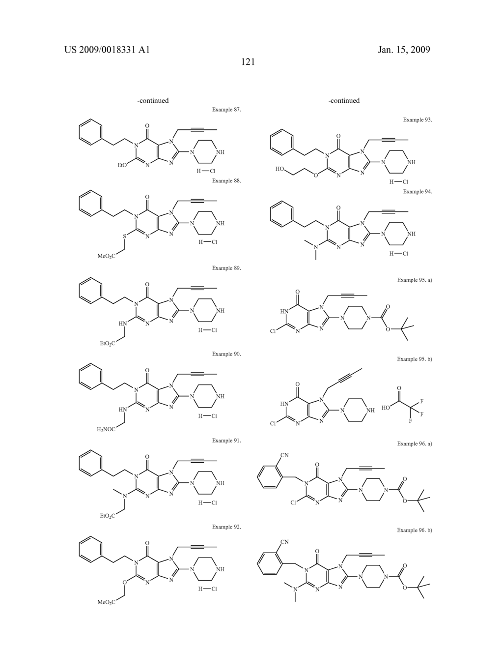 CONDENSED IMIDAZOLE DERIVATIVES - diagram, schematic, and image 122