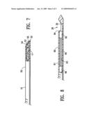 Marker delivery divice with releasable plug diagram and image