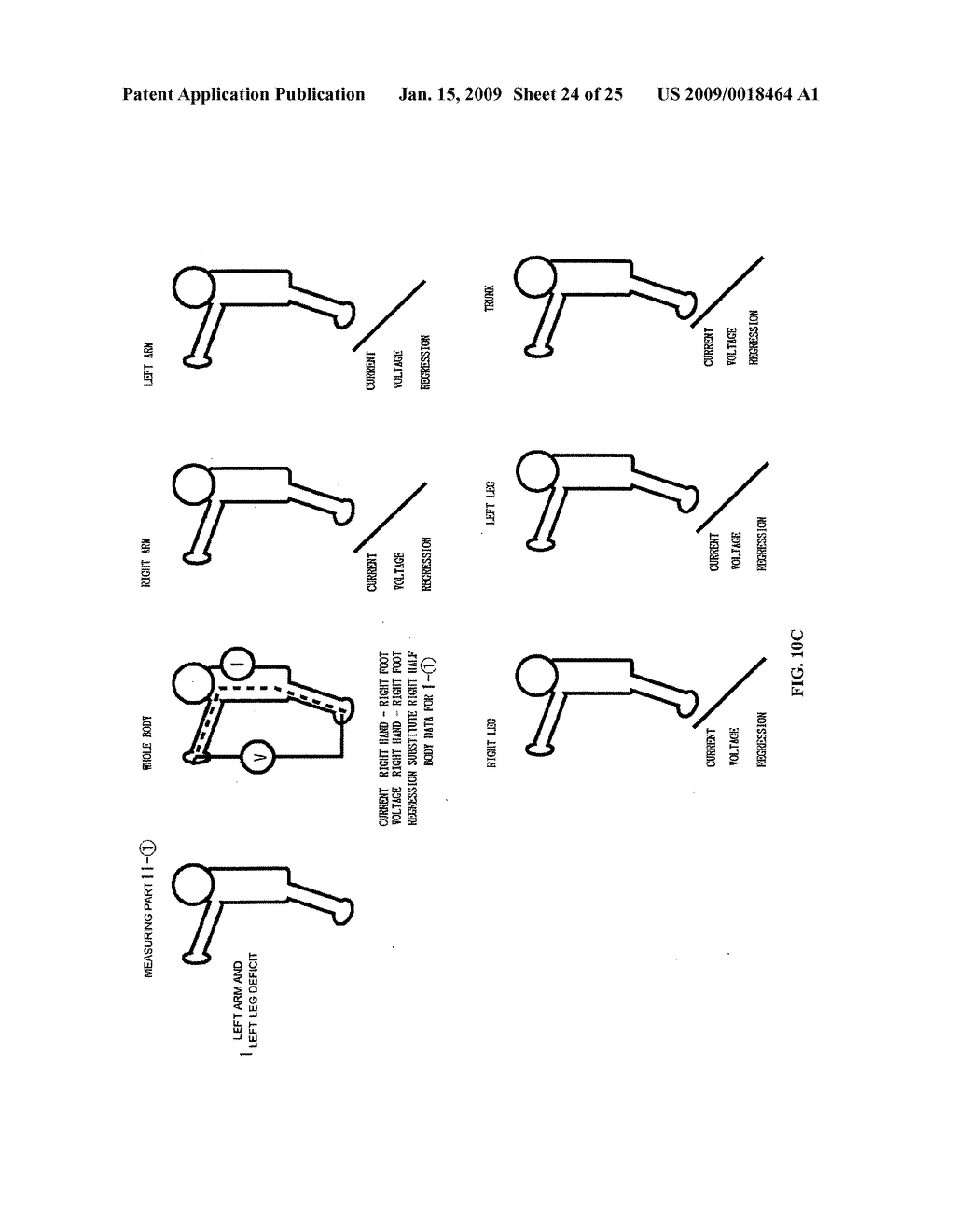 Body composition measuring device, a body composition measuring method - diagram, schematic, and image 25