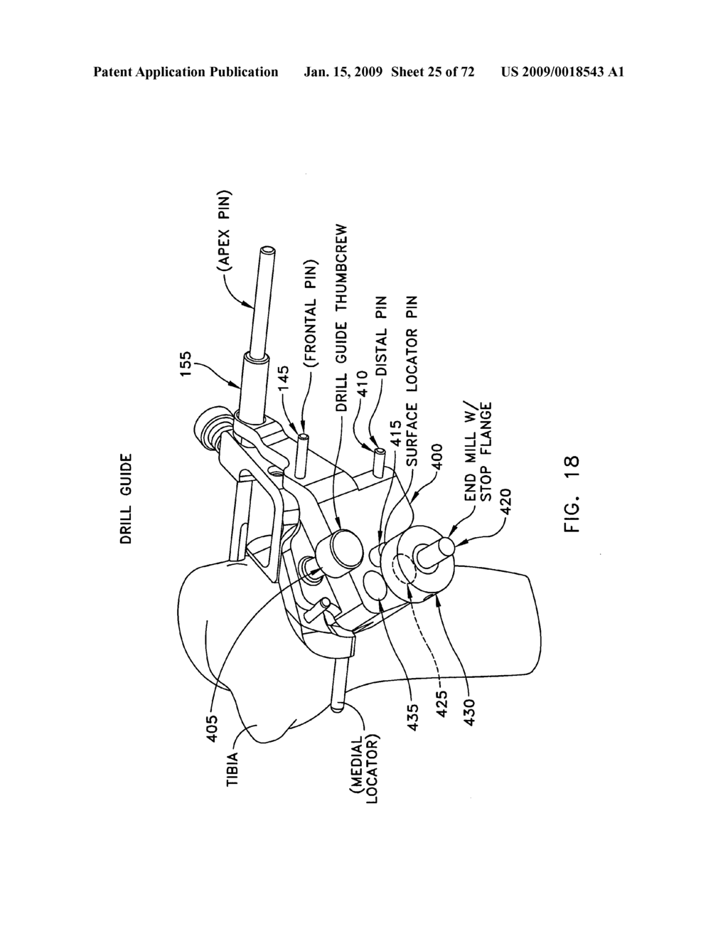 Method and apparatus for performing an open wedge, high tibial osteotomy - diagram, schematic, and image 26