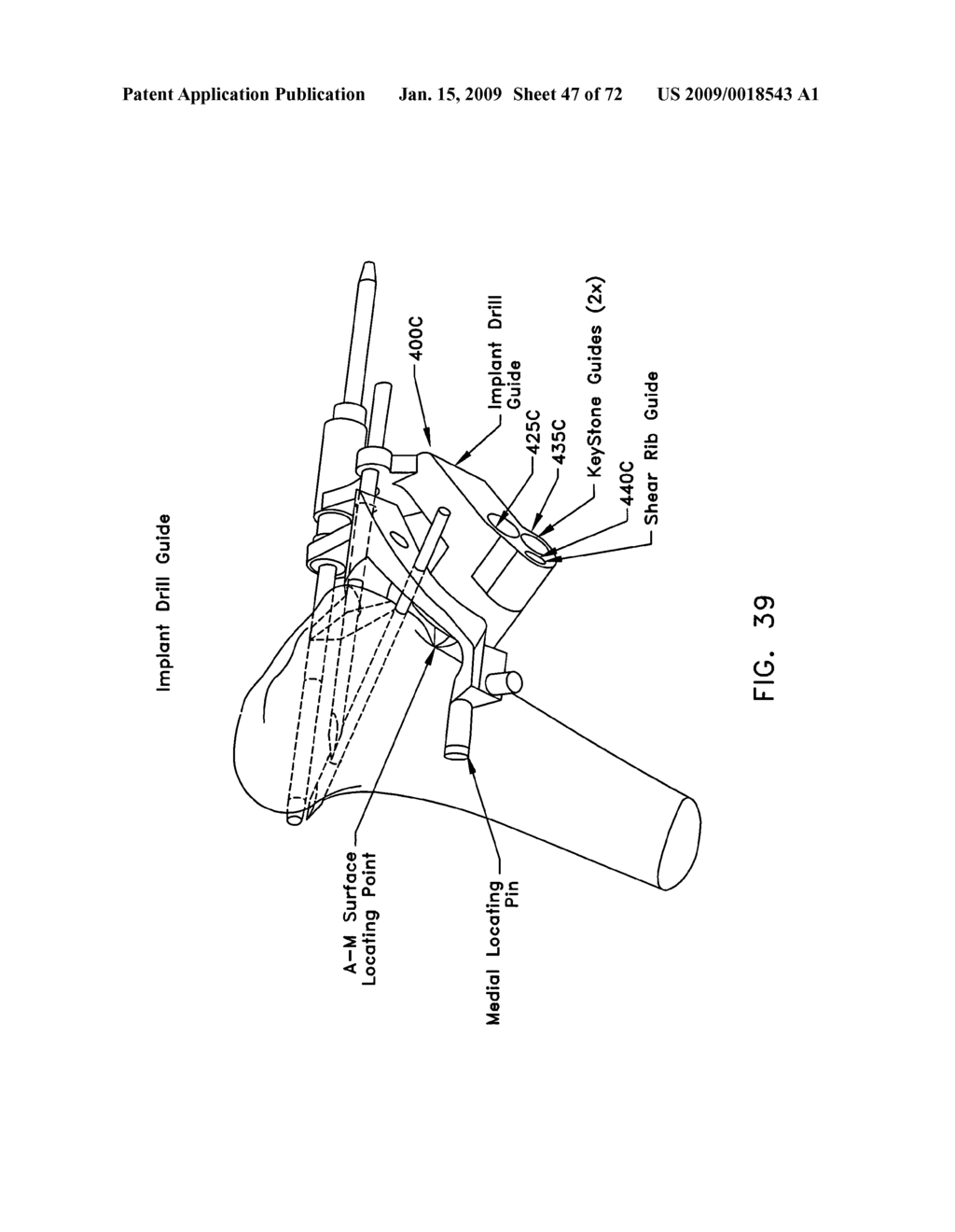 Method and apparatus for performing an open wedge, high tibial osteotomy - diagram, schematic, and image 48