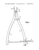 CLAMP FOR POSITIONING A SUPERELASTIC OSTEOSYNTHESIS CLIP diagram and image