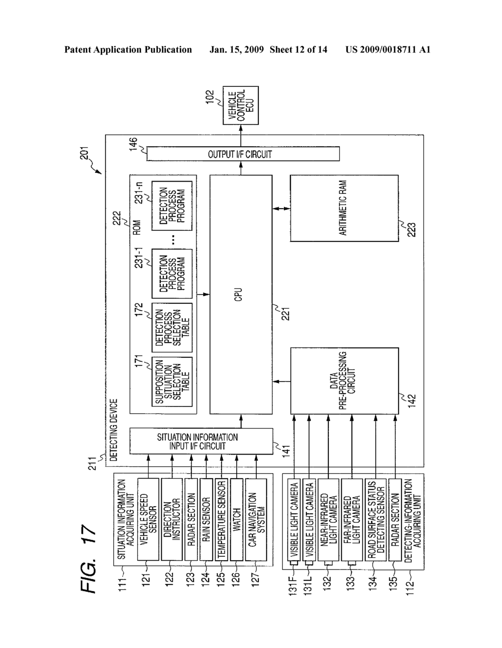 DETECTING DEVICE, DETECTING METHOD, AND PROGRAM - diagram, schematic, and image 13