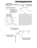 METHOD FOR DETERMINING THE GEOMETRY OF A ROUTE SECTION diagram and image