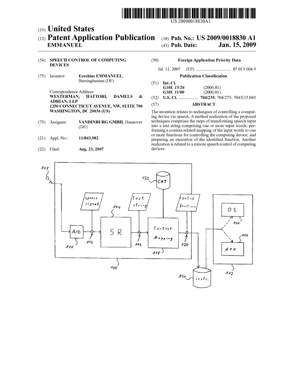 SPEECH CONTROL OF COMPUTING DEVICES - diagram, schematic, and image 01