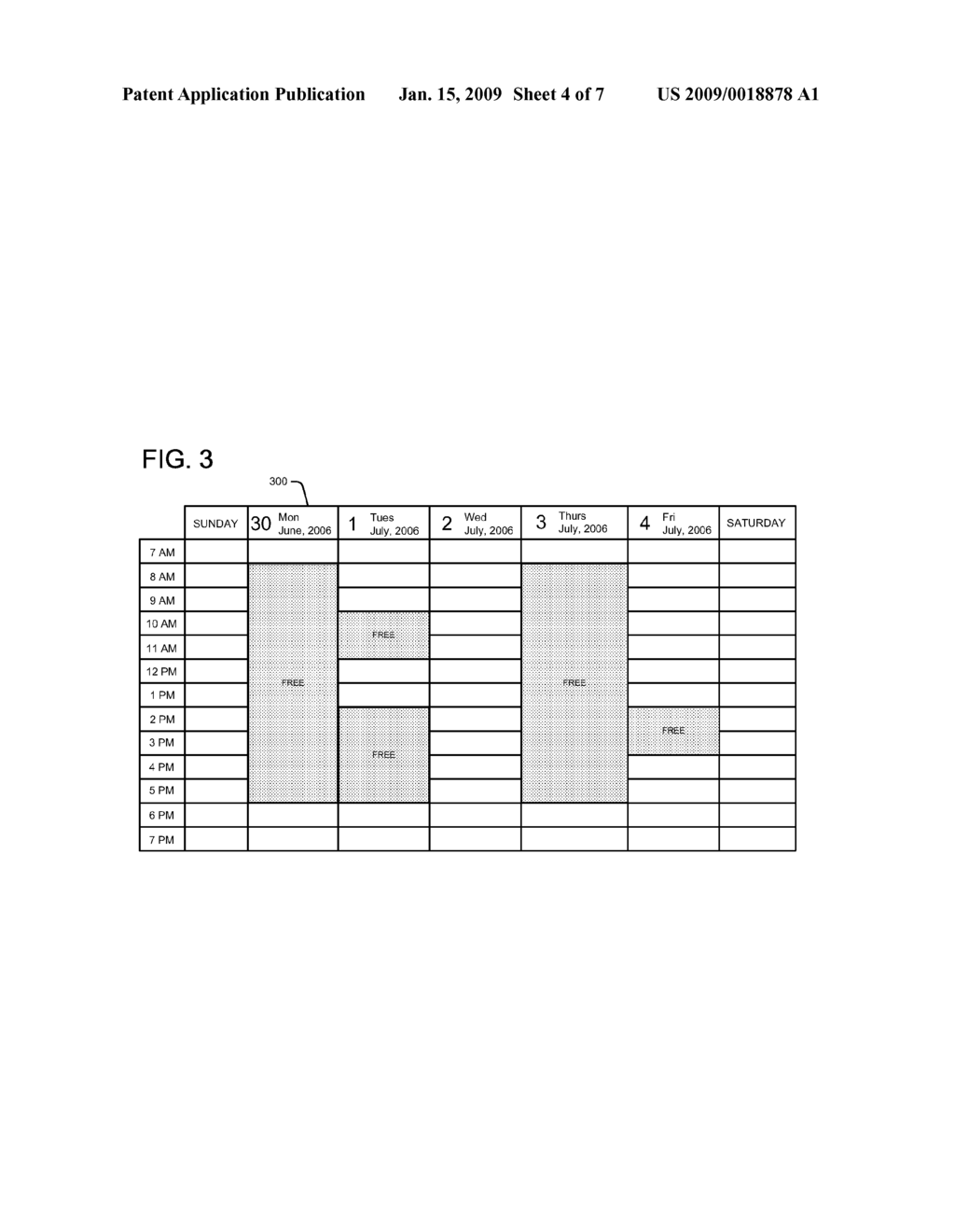 Method and Apparatus for Gathering Participant Free Time to Schedule Events on an Electronic Calendar - diagram, schematic, and image 05