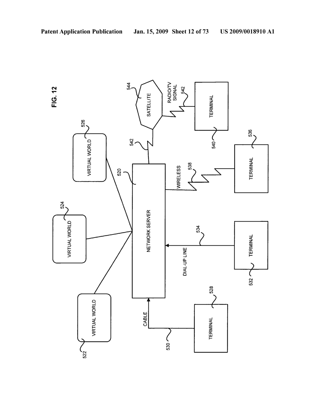 Virtual world interconnection technique - diagram, schematic, and image 13