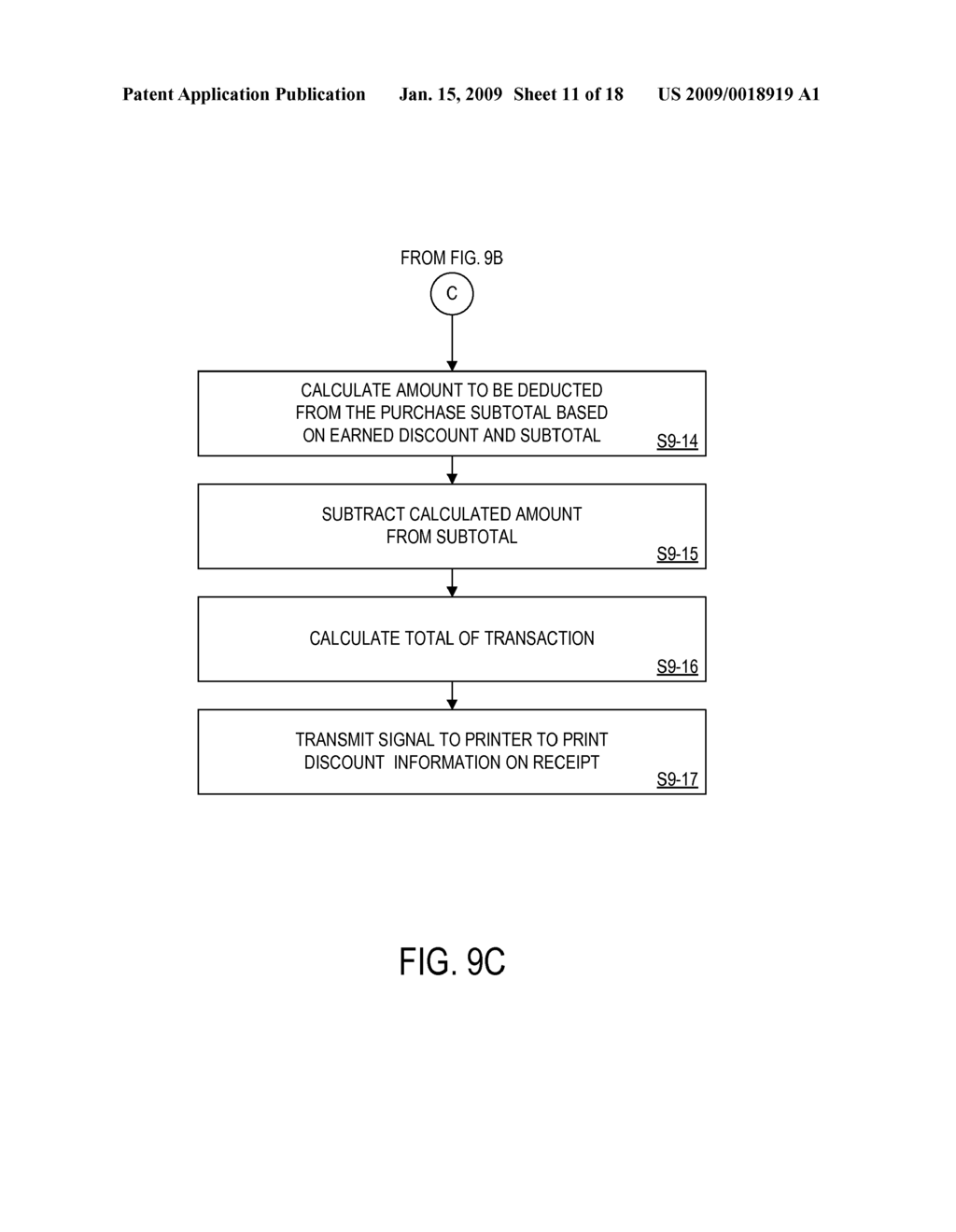 System and Method for Tracking and Establishing a Progressive Discount Based Upon a Customer's Visits to a Retail Establishment - diagram, schematic, and image 12