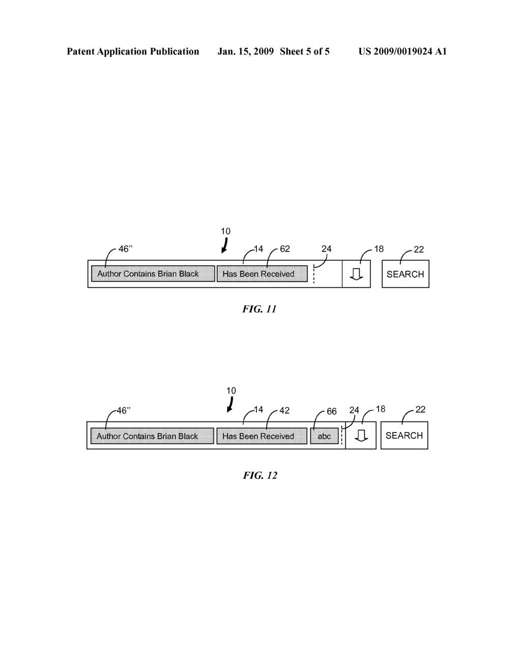 SEARCH BAR WITH INTELLIGENT PARAMETRIC SEARCH STATEMENT GENERATION - diagram, schematic, and image 06