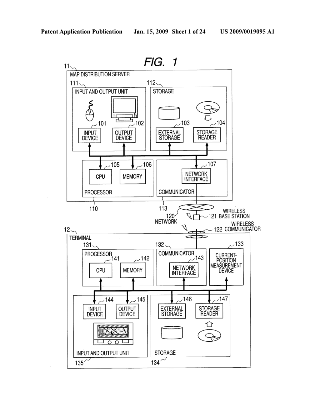 MAP DATA DISTRIBUTION SYSTEM AND MAP DATA UPDATING METHOD - diagram, schematic, and image 02