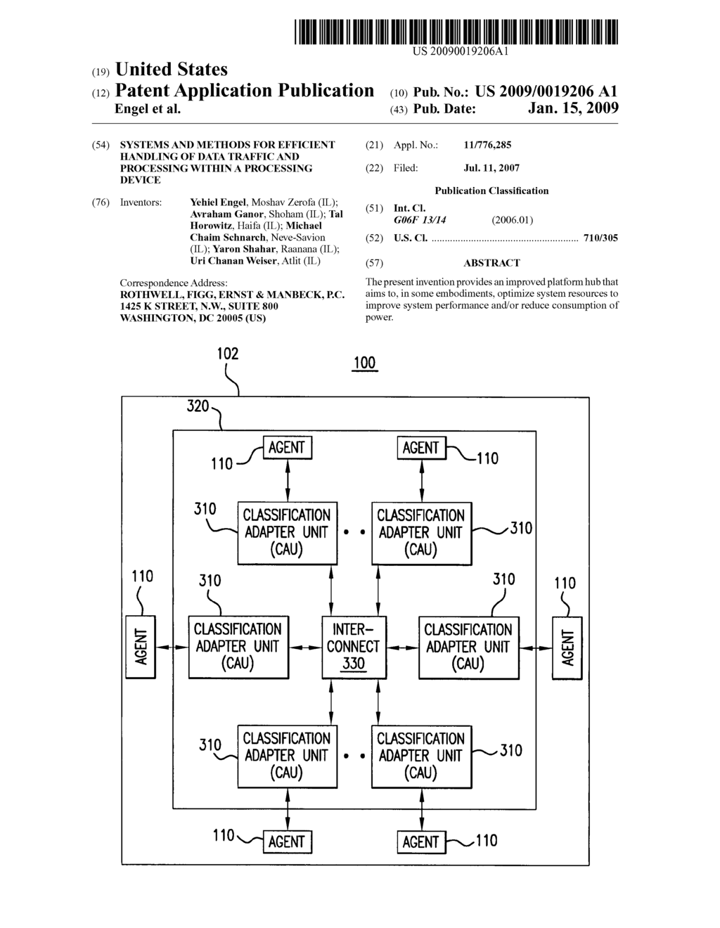 Systems and Methods for Efficient Handling of Data Traffic and Processing Within a Processing Device - diagram, schematic, and image 01