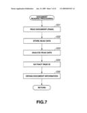 DOCUMENT PROCESSING SYSTEM, DOCUMENT INPUT-OUPUT DEVICE, RECORDING MEDIUM STORING DOCUMENT INPUT-OUTPUT PROGRAM, AND DOCUMENT PROCESSING METHOD diagram and image