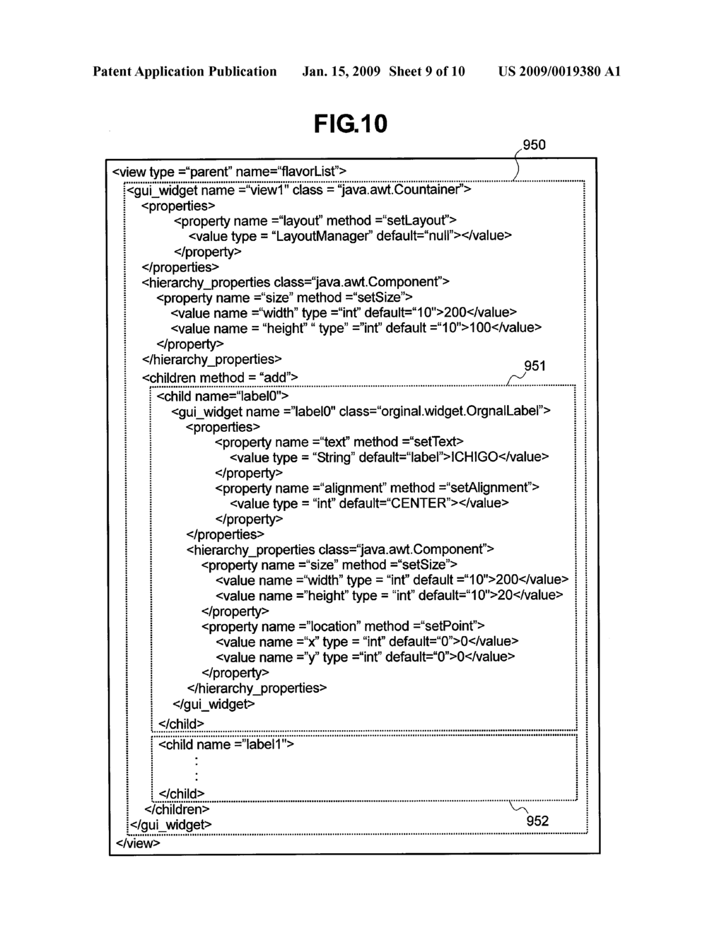 DEVICE AND METHOD FOR SUPPORTING GRAPHICAL USER INTERFACE APPLICATION DEVELOPMENT - diagram, schematic, and image 10