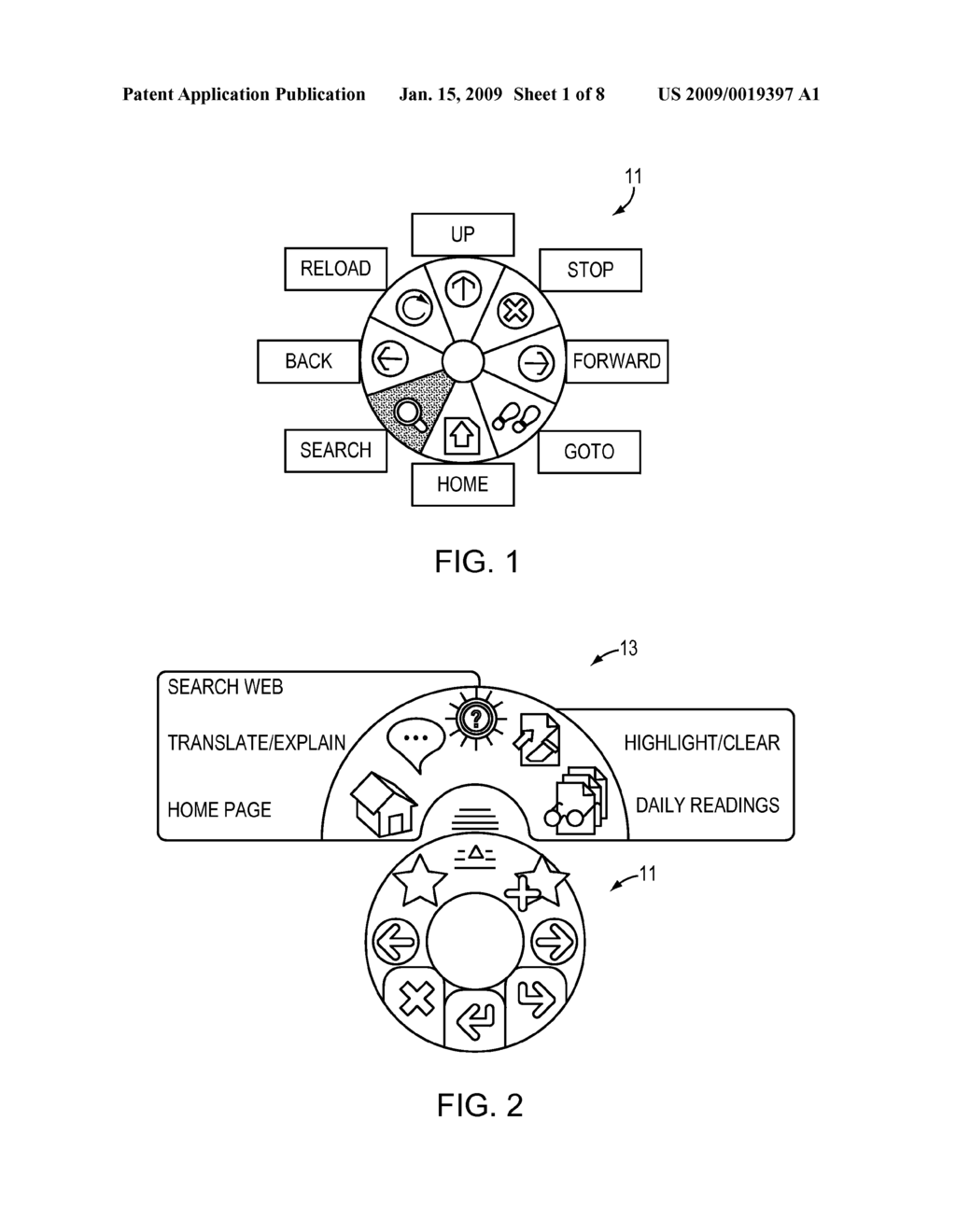 Widget of Graphical User Interface and Method for Navigating Amongst Related Objects - diagram, schematic, and image 02