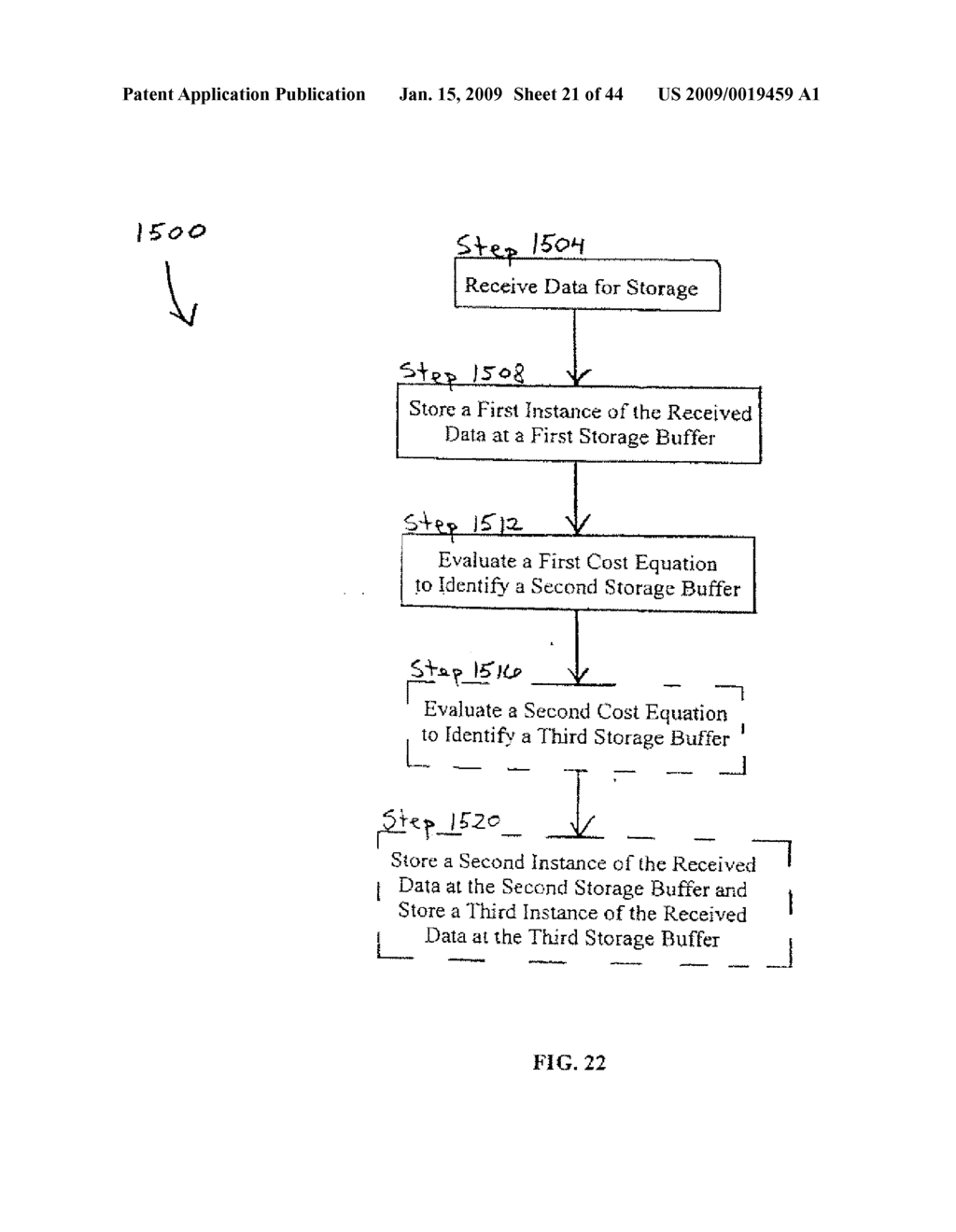 SYSTEMS AND METHODS FOR PROVIDING A MODIFICATION HISTORY FOR A LOCATION WITHIN A DATA STORE - diagram, schematic, and image 22