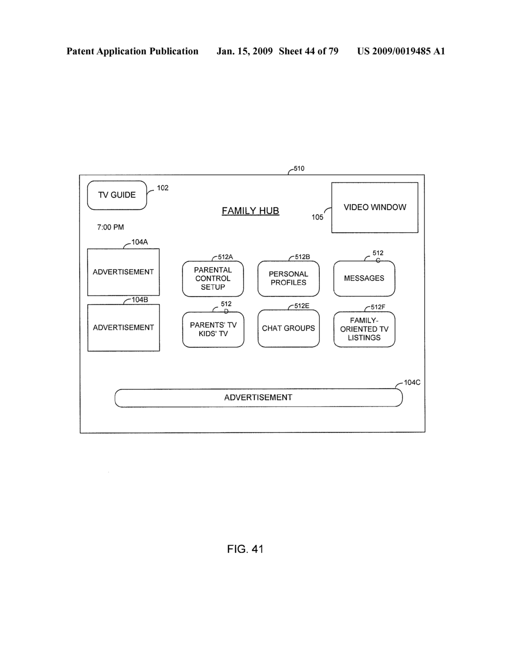 INTERACTIVE TELEVISION PROGRAM GUIDE SYSTEM AND METHOD WITH NICHE HUBS - diagram, schematic, and image 45