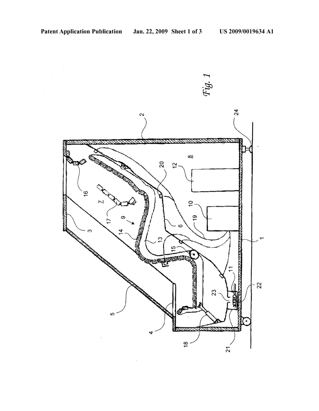 Steam bath cabinet - diagram, schematic, and image 02