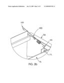 Tension device for attaching a flexible covering to a sign frame diagram and image