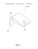 CABLE TENSIONING APPARATUS AND METHOD FOR SECURING A SHEET TO A FRAME diagram and image