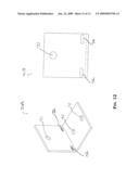 CABLE TENSIONING APPARATUS AND METHOD FOR SECURING A SHEET TO A FRAME diagram and image