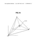 Gear pair evaluation apparatus, gear pair evaluation program, and gear pair whose tooth surfaces are evaluated using the apparatus and program diagram and image