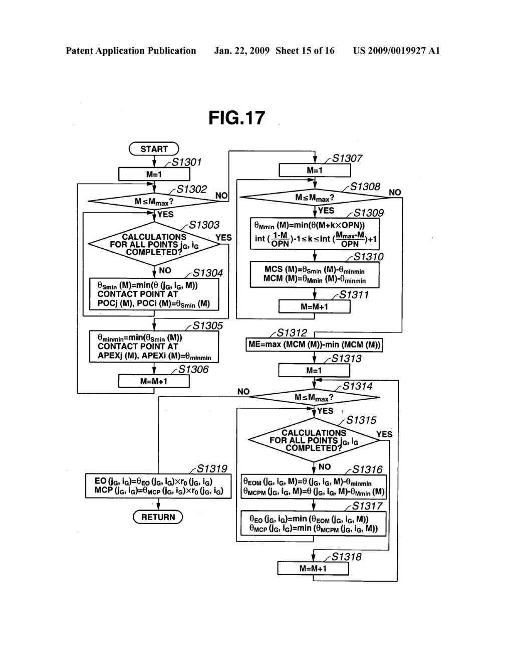 Gear pair evaluation apparatus, gear pair evaluation program, and gear pair whose tooth surfaces are evaluated using the apparatus and program - diagram, schematic, and image 16