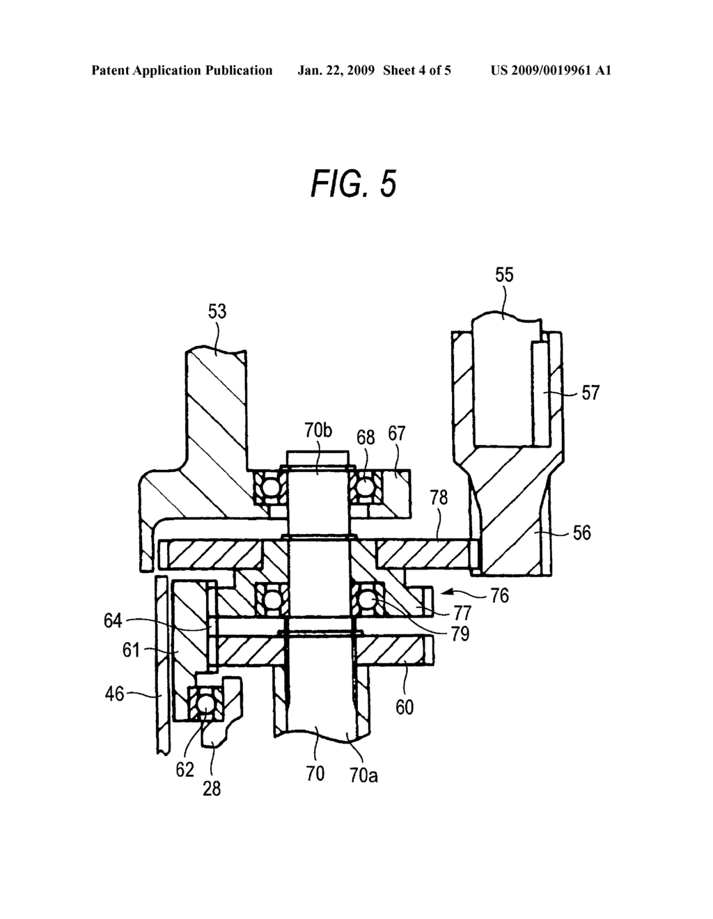 Turning Portion Structure of Industrial Robot - diagram, schematic, and image 05