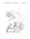 MULTI-PURPOSE STORAGE RACK AND FISHING TROLLER FOR A PERSONAL WATERCRAFT diagram and image