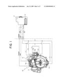 ENGINE START DEVICE FOR MANUAL WORK MACHINE, HAVING SMALL-SIZED ELECTRIC MOTOR, AND MANUAL WORK MACHINE HAVING THE START DEVICE MOUNTED THEREON diagram and image