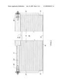 Two-motor drive arrangement for a roller curtain diagram and image