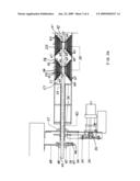 Two-motor drive arrangement for a roller curtain diagram and image