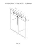 Operation wand assembly for curtains diagram and image