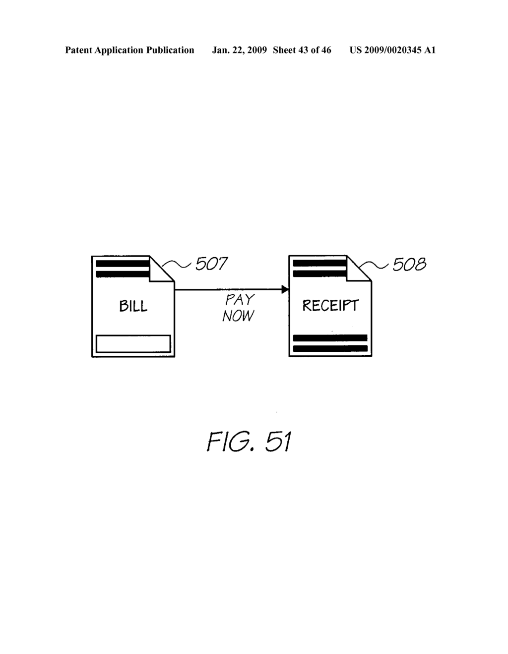 METHOD OF PRINTED BILL PAYMENT USING OPTICALLY IMAGING PEN - diagram, schematic, and image 44