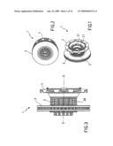 Wheel carrier for vehicles with a disc brake diagram and image