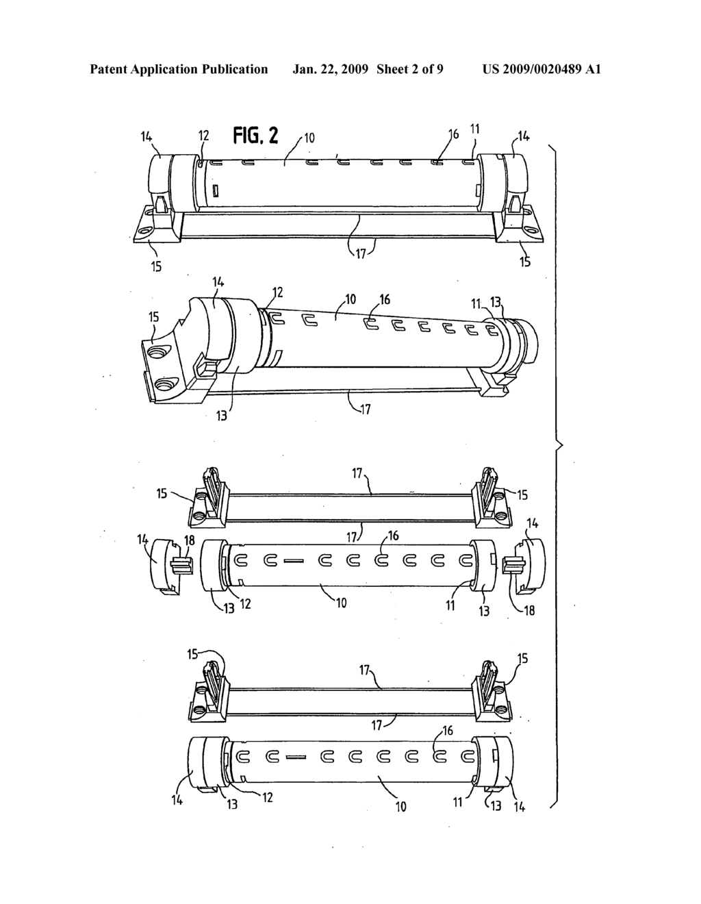 Upright Shaft Post Capable of Accomodating Various Containers - diagram, schematic, and image 03