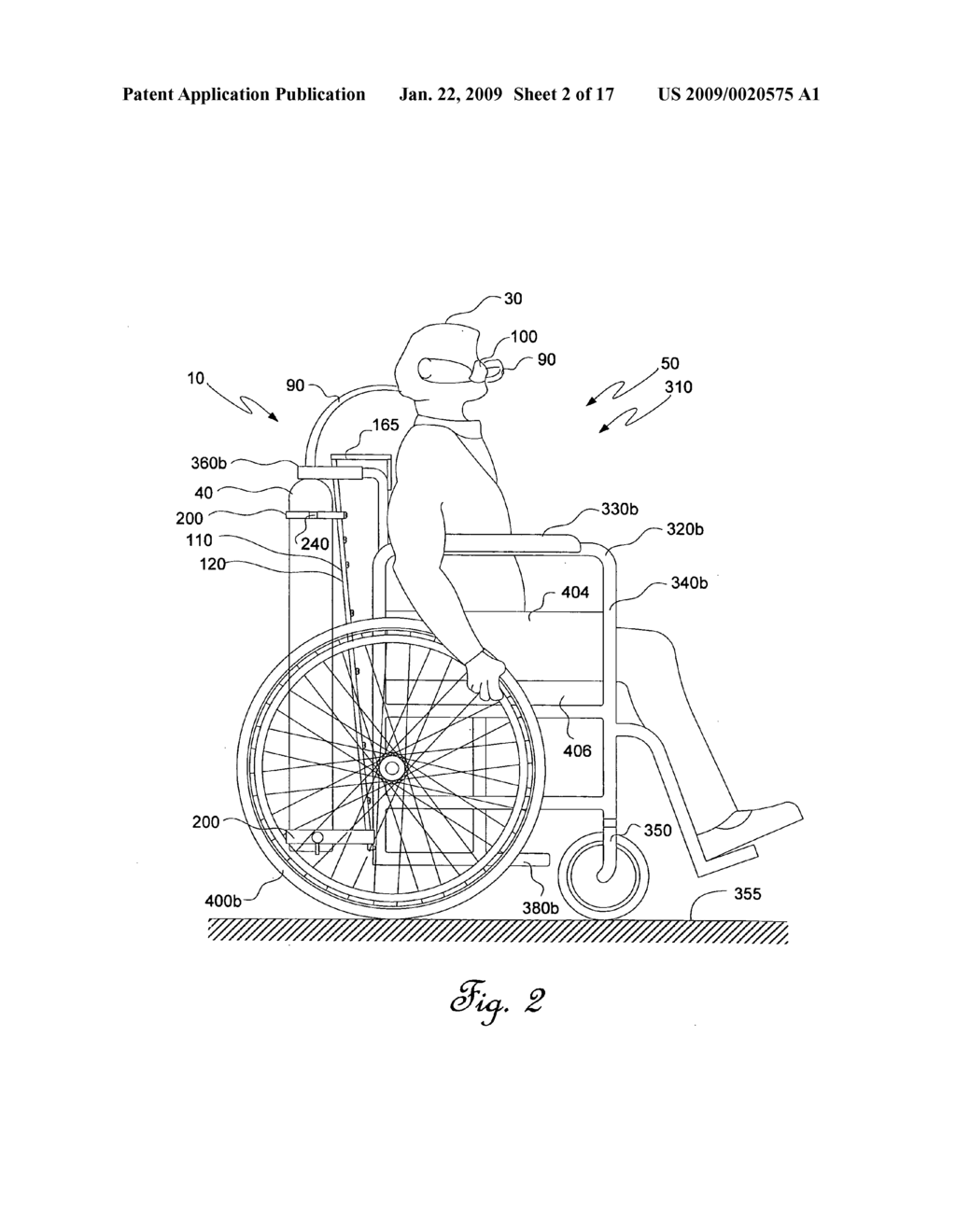 Adjustable accessory for attachment to a mobile device that enhances mobility of an individual and method of assembling same - diagram, schematic, and image 03