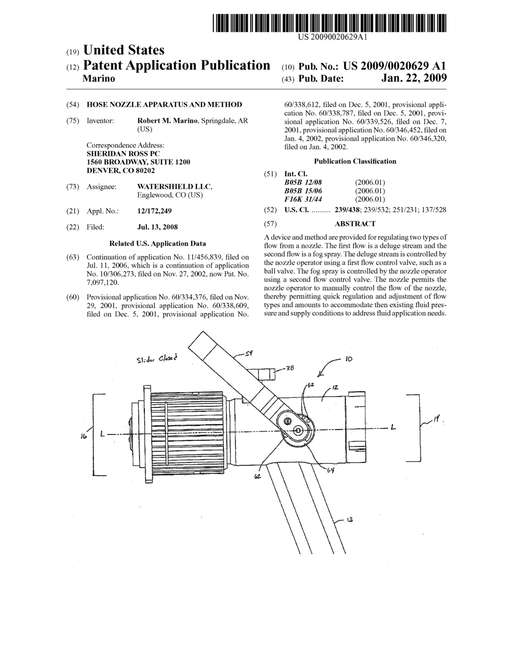 HOSE NOZZLE APPARATUS AND METHOD - diagram, schematic, and image 01