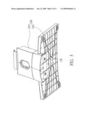 Supporting device and display device using the same diagram and image