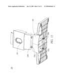 Supporting device and display device using the same diagram and image