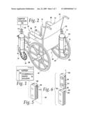 Support for a cylindrically-shaped accessory diagram and image