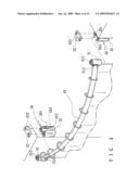 Fixing structure of a rod member for use in shower curtains diagram and image