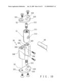 Fixing structure of a rod member for use in shower curtains diagram and image