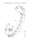 Fixing structure of a rod member for use in shower curtains diagram and image