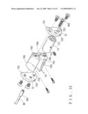 Fixing structure of a rod member for use in shower curtains diagram and image