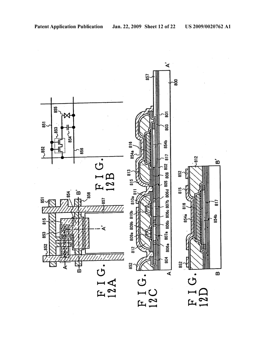 DISPLAY DEVICE AND METHOD OF FABRICATING THE SAME - diagram, schematic, and image 13