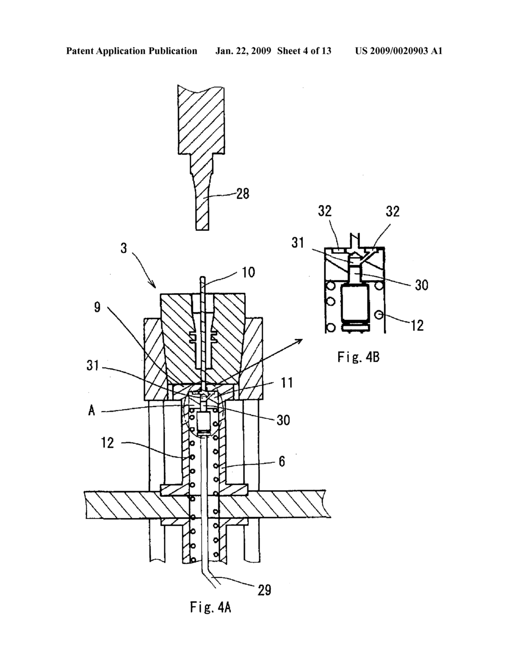 METHOD AND DEVICE FOR FEEDING MOLTEN RESIN, AND METHOD FOR MANUFACTURING MOLDED ARTICLE BY USING THE FED MOLTEN RESIN - diagram, schematic, and image 05